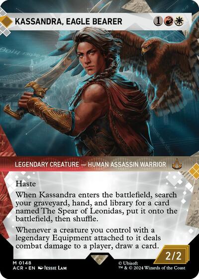 Kassandra, Eagle Bearer (Showcase) (Universes Beyond: Assassin's Creed) Near Mint Foil