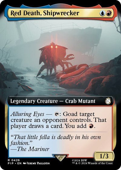 Red Death, Shipwrecker (Extended Art) (Universes Beyond: Fallout) Near Mint - Nick Nack's Full Frontal Attack