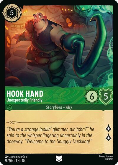 Hook Hand - Unexpectedly Friendly (Whispers in the Well) Near Mint - Nick Nack's Full Frontal Attack