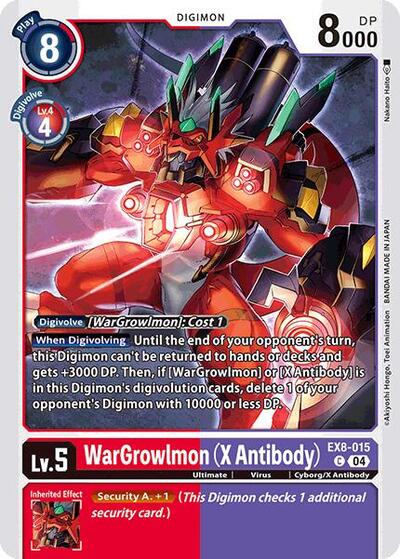 WarGrowlmon (X Antibody) (Chain of Liberation) Near Mint - Nick Nack's Full Frontal Attack