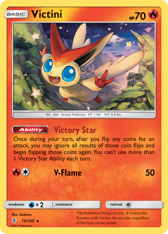 Victini (10/145) [Soleil et Lune : Gardiens Rising] 