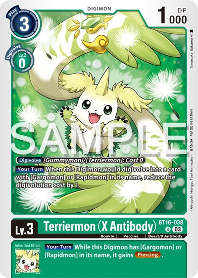 Terriermon (X Antibody) (Beginning Observer) Near Mint