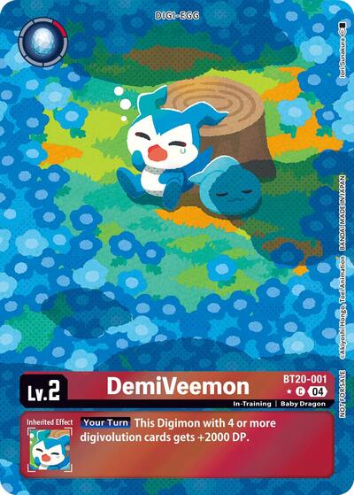 DemiVeemon (Release Special Booster 2.5: Box Promotion Pack) (Release Special Booster 2.5) Heavy Play Foil