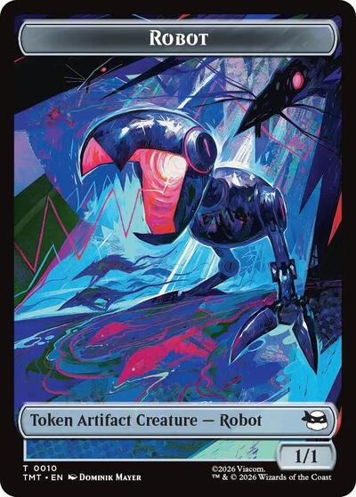 Robot / Mutagen Double-Sided Token (Teenage Mutant Ninja Turtles) Near Mint Foil