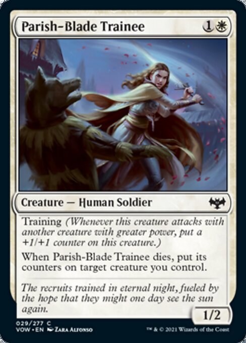 Parish - Blade Trainee (Innistrad: Crimson Vow) Near Mint - Nick Nack's Full Frontal Attack