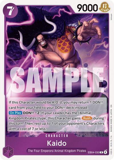 Kaido (The Azure Sea's Seven) Near Mint Foil - Nick Nack's Full Frontal Attack
