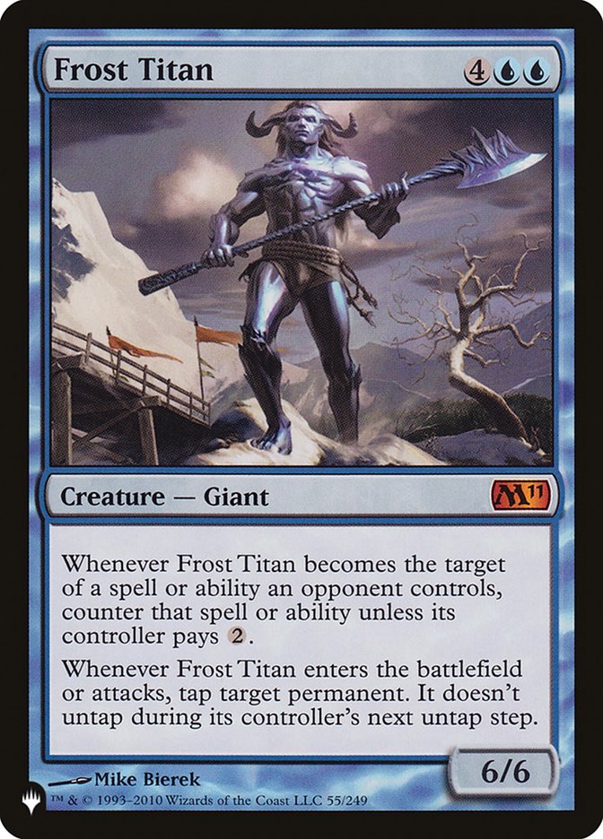 Frost Titan [La liste] 