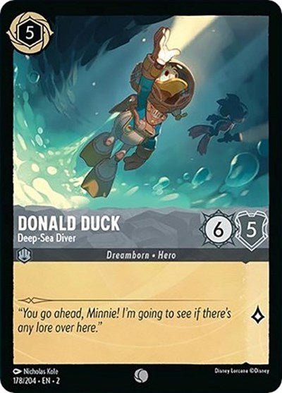 Donald Duck - Deep - Sea Diver (Rise of the Floodborn) Near Mint - Nick Nack's Full Frontal Attack
