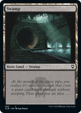Swamp (462) (Commander Legends: Battle for Baldur's Gate) Near Mint Foil - Nick Nack's Full Frontal Attack