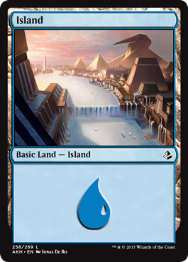 Island (258) (Amonkhet) Near Mint