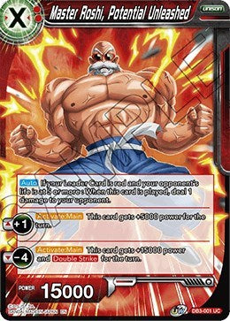 Master Roshi, Potential Unleashed (Draft Box 06 - Giant Force) Near Mint