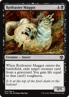Rotfeaster Maggot (Iconic Masters) Near Mint - Nick Nack's Full Frontal Attack