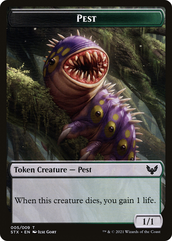 Pest // Lukka, Wayward Bonder Emblem Double-Sided Token [Secret Lair: From Cute to Brute Tokens]