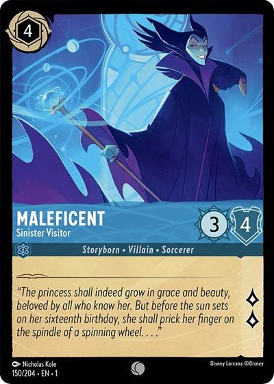 Maleficent - Sinister Visitor (The First Chapter) Near Mint - Nick Nack's Full Frontal Attack