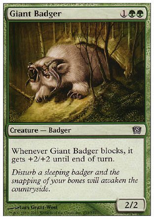 Giant Badger (8th Edition) Near Mint - Nick Nack's Full Frontal Attack