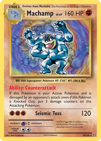 Machamp (XY - Evolutions) Near Mint Reverse Holofoil