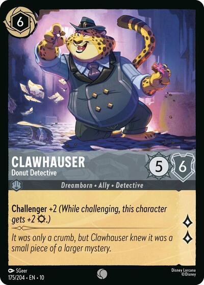 Clawhauser - Donut Detective (Whispers in the Well) Near Mint - Nick Nack's Full Frontal Attack