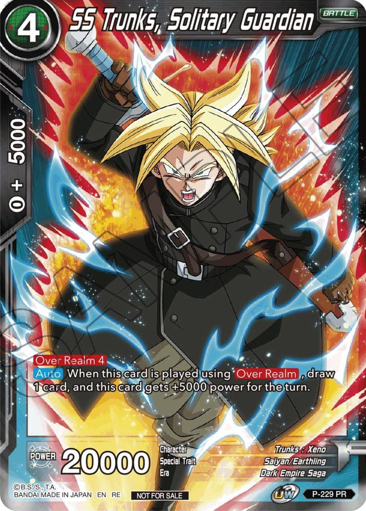 SS Trunks, Solitary Guardian (Championship Selection Pack 2023 Vol.1) (P-229) [Tournament Promotion Cards]