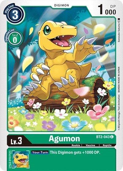 Agumon BT2 - 043 (Release Special Booster) Near Mint - Nick Nack's Full Frontal Attack