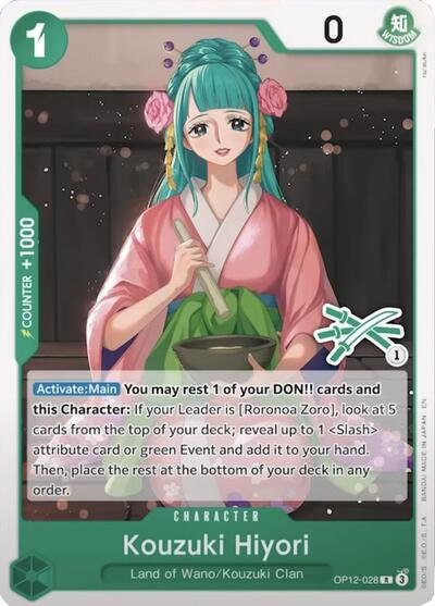 Kouzuki Hiyori (Zoro Deck) (Learn Together Deck Set) Near Mint - Nick Nack's Full Frontal Attack