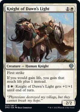 Knight of Dawn's Light (Dominaria United) Near Mint