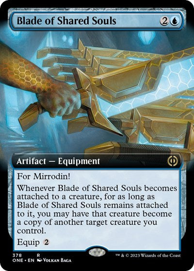 Blade of Shared Souls (Extended Art) (Phyrexia: All Will Be One) Near Mint