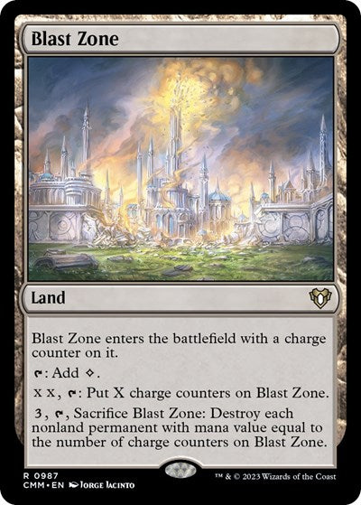 Blast Zone (Commander Masters) Near Mint