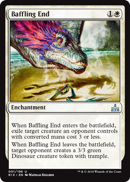 Baffling End (Rivals of Ixalan) Near Mint - Nick Nack's Full Frontal Attack