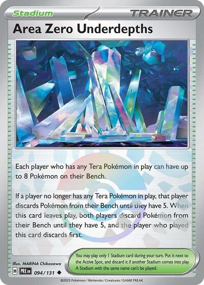 Area Zero Underdepths (Poke Ball Pattern) (SV: Prismatic Evolutions) Near Mint Holofoil