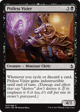 Pitiless Vizier (Amonkhet) Near Mint