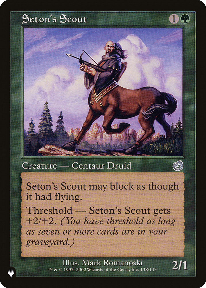 Seton's Scout [The List]