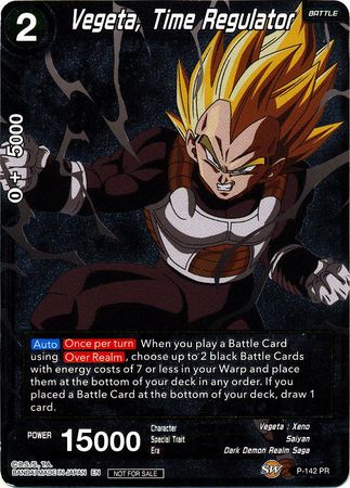 Vegeta, régulateur du temps (Finale du championnat 2019) (P-142) [Cartes de promotion de tournoi] 