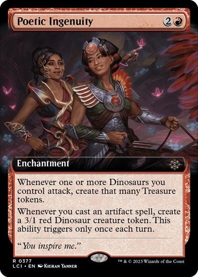 Poetic Ingenuity (Extended Art) (The Lost Caverns of Ixalan) Near Mint - Nick Nack's Full Frontal Attack