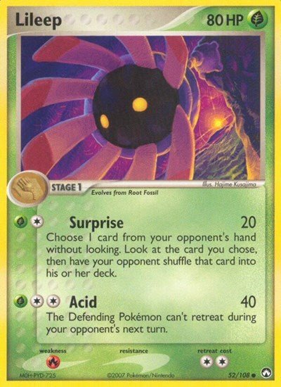 Lileep (Power Keepers) Light Play - Nick Nack's Full Frontal Attack
