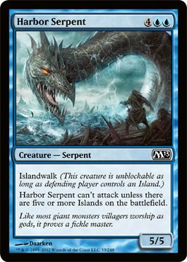 Harbor Serpent (Magic 2013 Core Set) Near Mint - Nick Nack's Full Frontal Attack