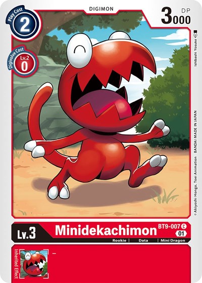 Minidekachimon (X Record) Near Mint