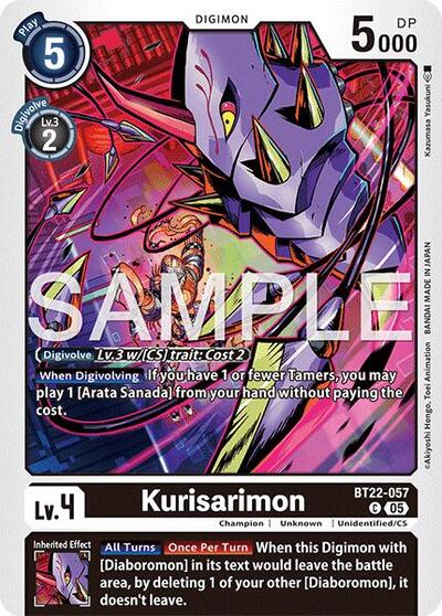 Kurisarimon (Cyber Eden) Near Mint - Nick Nack's Full Frontal Attack