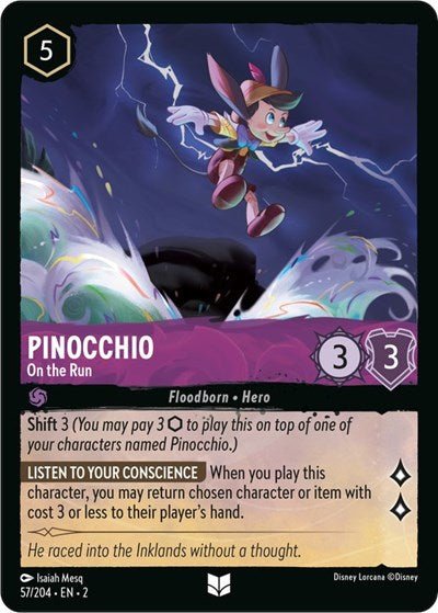Pinocchio - On the Run (Rise of the Floodborn) Near Mint - Nick Nack's Full Frontal Attack