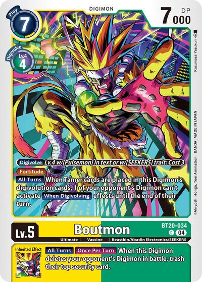 Boutmon (Release Special Booster 2.5) Damaged / Poor