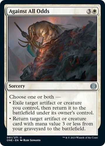 Against All Odds (Phyrexia: All Will Be One) Near Mint - Nick Nack's Full Frontal Attack