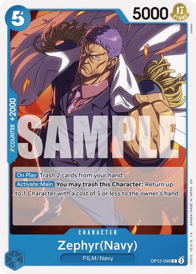 Zephyr(Navy) (Legacy of the Master) Near Mint - Nick Nack's Full Frontal Attack