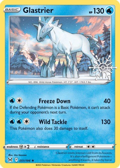 Glastrier - 051/196 (Holiday Calendar) (Miscellaneous Cards & Products) Near Mint Holofoil - Nick Nack's Full Frontal Attack