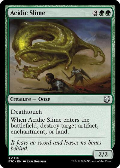 Acidic Slime (Commander: Modern Horizons 3) Near Mint - Nick Nack's Full Frontal Attack