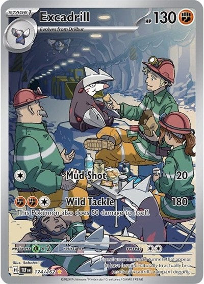 Excadrill - 174 (SV05: Temporal Forces) Near Mint Holofoil