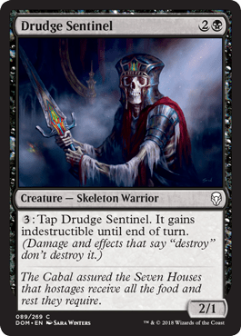 Drudge Sentinel (Dominaria) Near Mint - Nick Nack's Full Frontal Attack