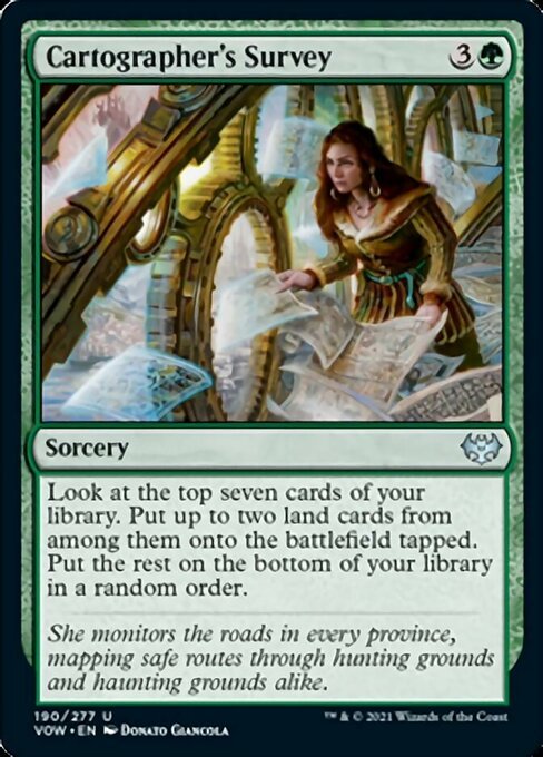 Cartographer's Survey (Innistrad: Crimson Vow) Near Mint - Nick Nack's Full Frontal Attack