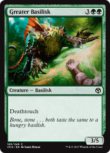 Greater Basilisk (Iconic Masters) Near Mint - Nick Nack's Full Frontal Attack
