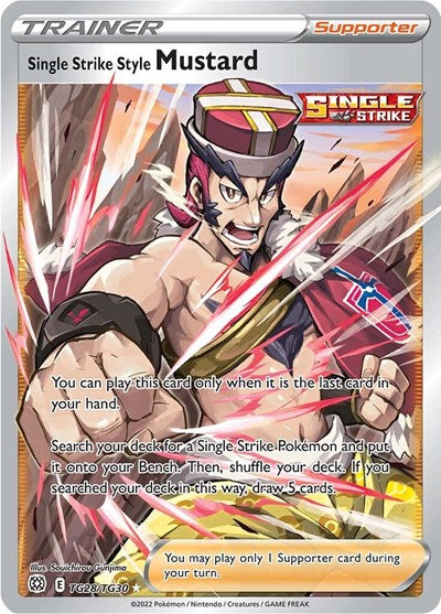 Single Strike Style Mustard (SWSH09: Brilliant Stars Trainer Gallery) Near Mint Holofoil