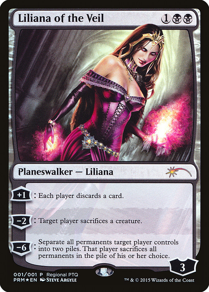 Liliana of the Veil (PTQ regional) [Promociones del Pro Tour] 