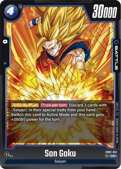 Son Goku FB02-051 (Blazing Aura) Near Mint